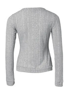 Liora Semi Sheer Zip Front Blouse in Brown by Aurelia Sun