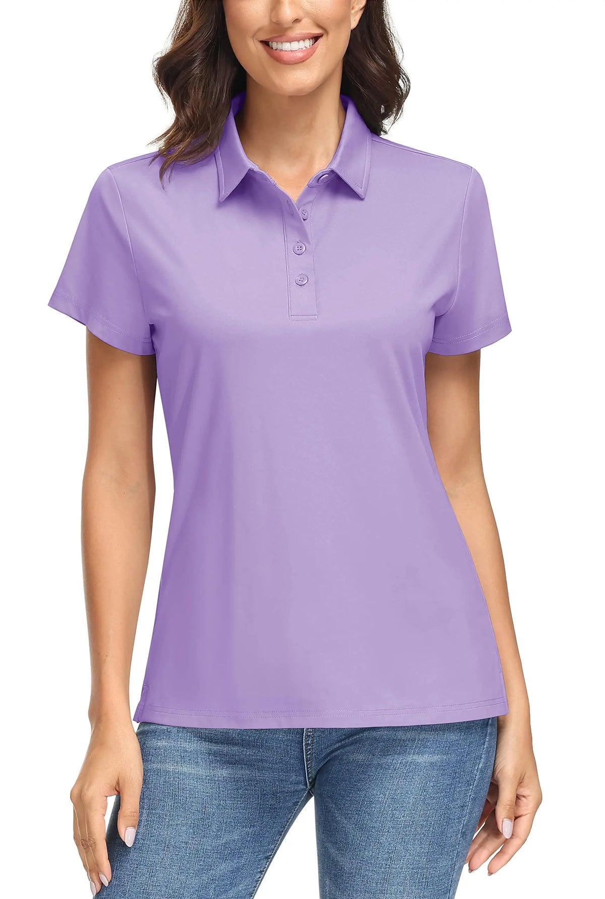 UPF 50+ Short-Sleeve Golf Polo