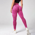 Aurelia Sun Tie-Dye High-Waist Leggings – Rose Red – image 2