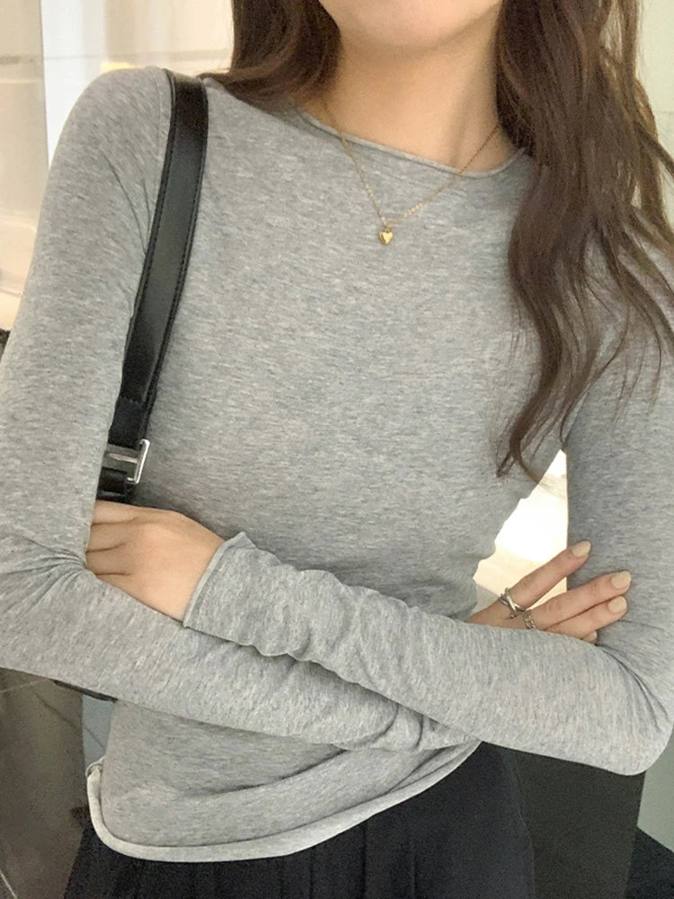 Sienna Slim-Fit Long-Sleeve T-Shirt