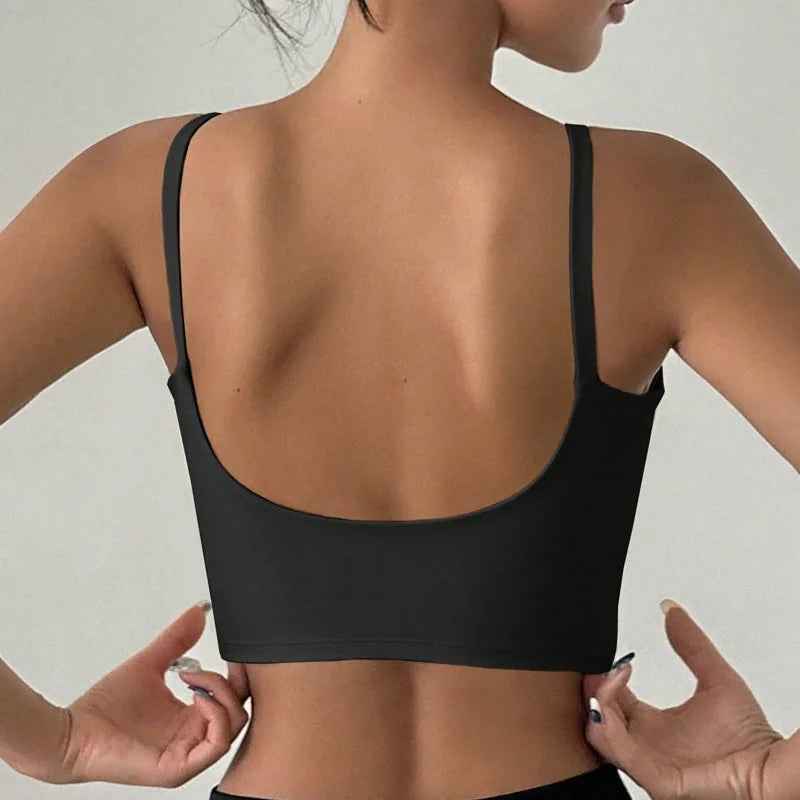 Aurelia Sun U-Back Everyday Sports Bra – Grey – image 1