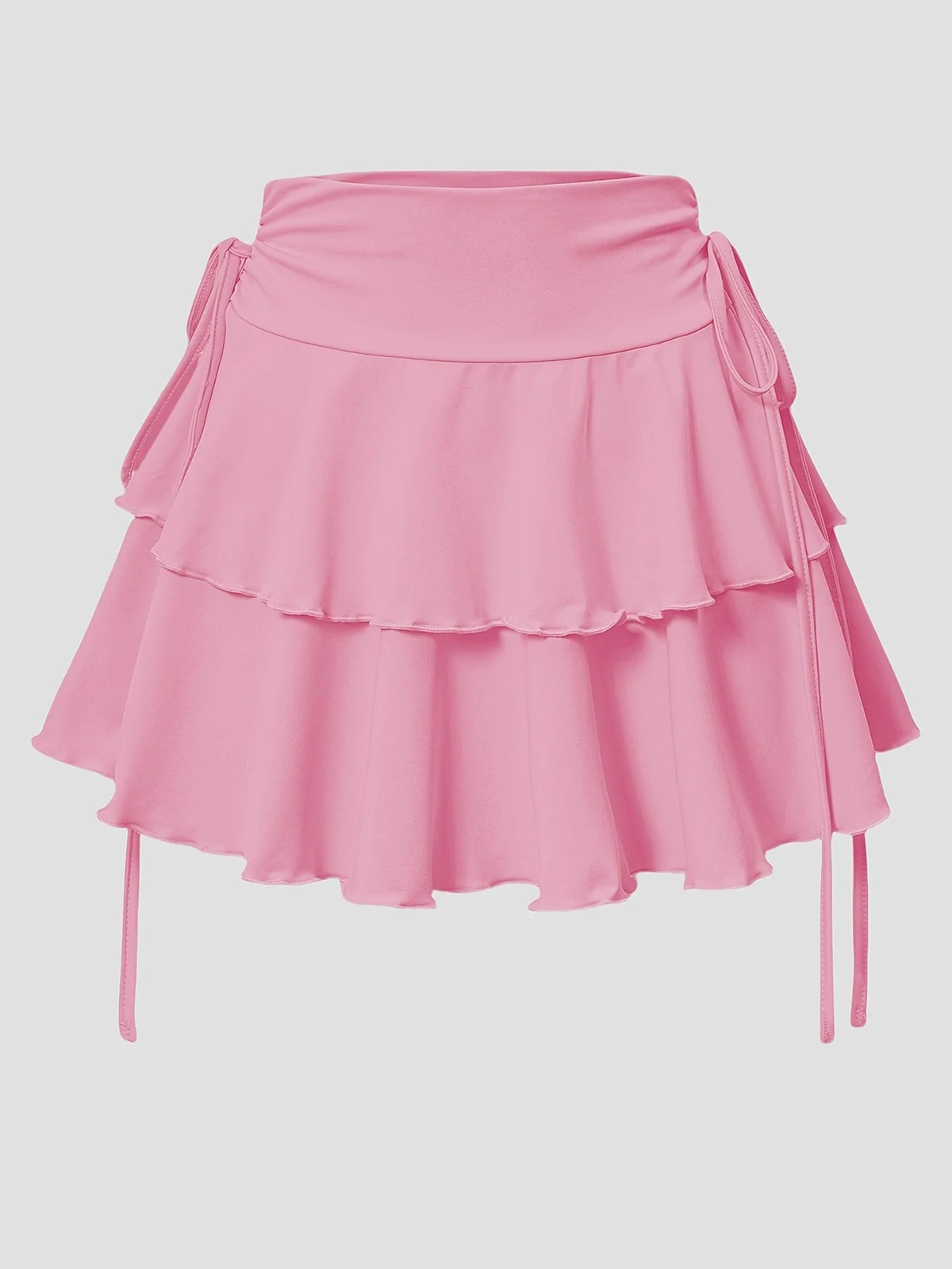 Everyday Elastic-Waist Mini Skirt