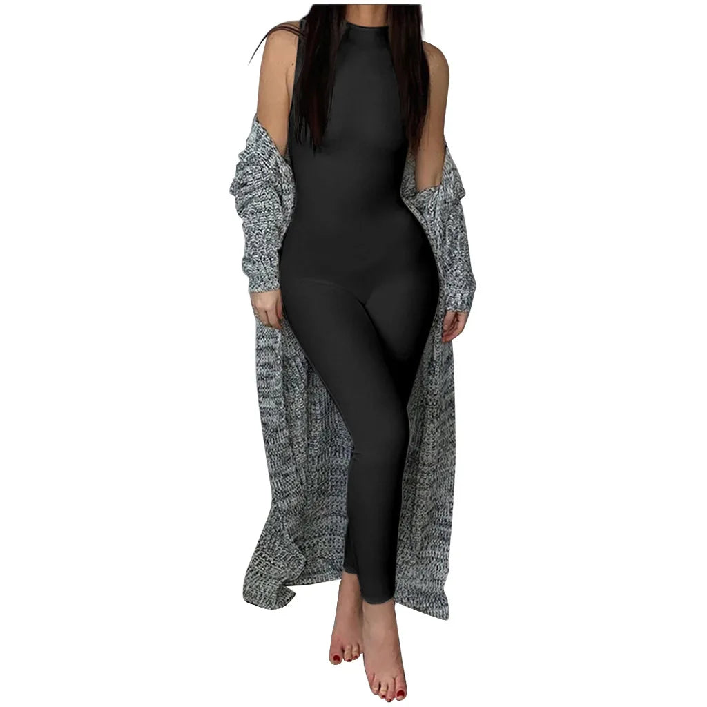 Sculpt Sleeveless Active Jumpsuit