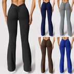 V-Waist Flare Leggings