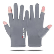 Anti-UV Men Women Fishing Gloves Sunscreen Antiskid Spring   Breathable Cycling Sport Gloves Fishing