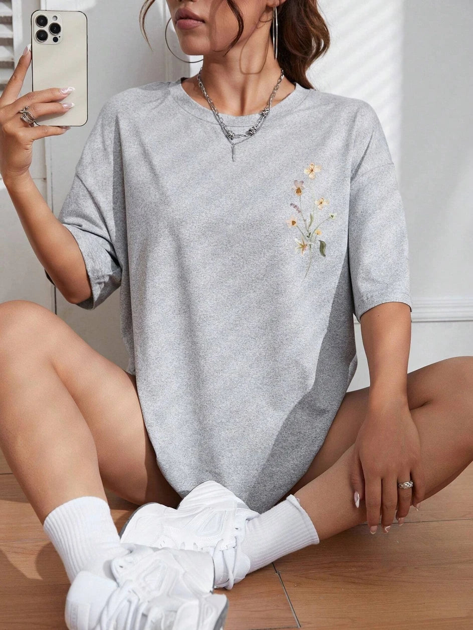 Cotton Printed Short-Sleeve T-Shirt