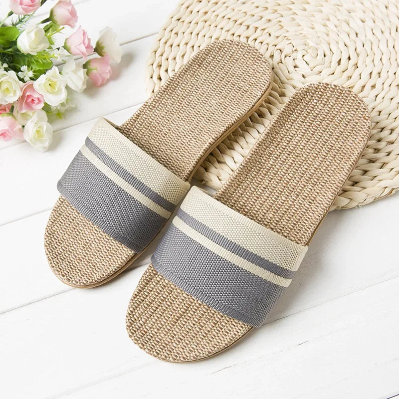 Hemp-Texture Indoor Slides