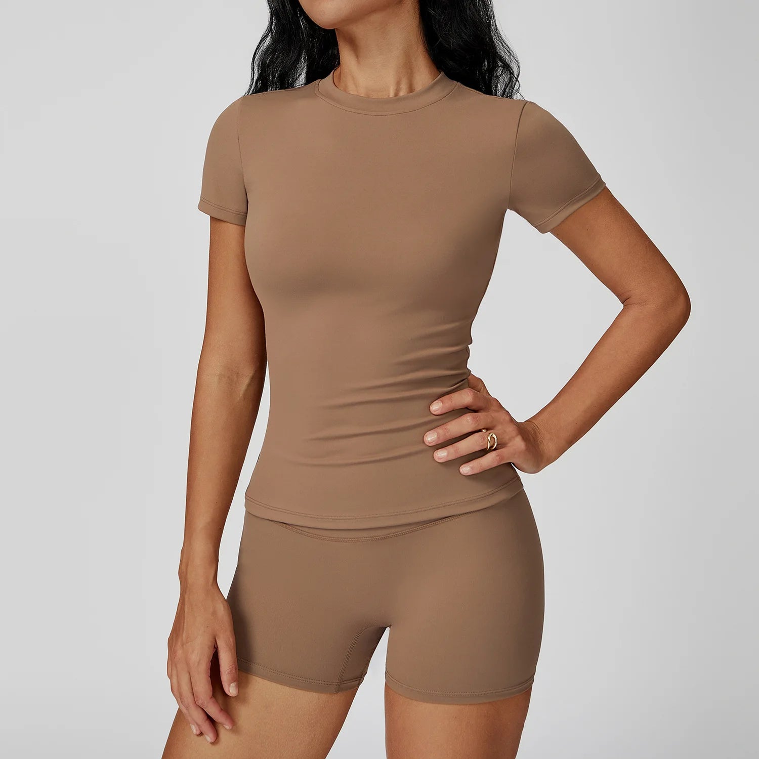 Aurelia Sun Long Sleeve Training Set – Mocha Brown – Set 1 – image 23
