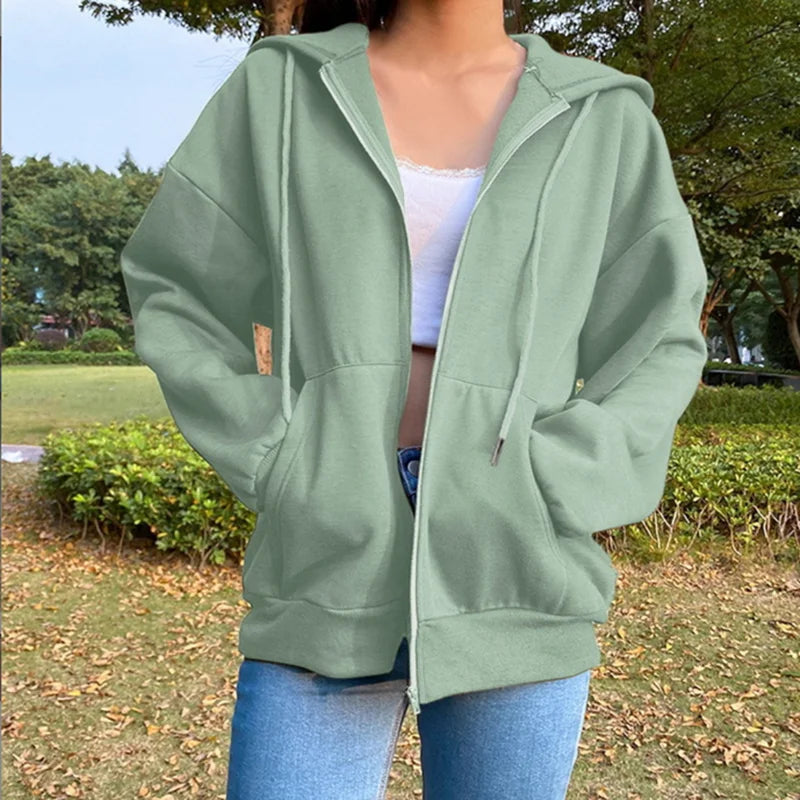 Fleece Zip-Up Hoodie