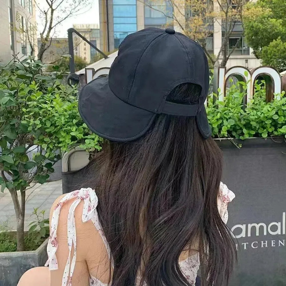 Velcro Wide Brim Bucket Hat