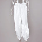 Pleated Balloon-Leg Trousers