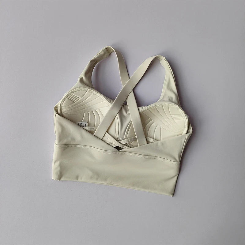 Aurelia Sun Racerback Performance Sports Bra – Green – image 9