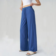VITALINOVO UPF 50+ Wide Leg Travel Hiking Pants for Women Lightweight Quick-Dry Business Casual Pants for Work Lounge Beach Pant