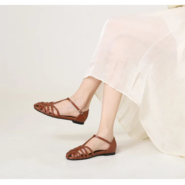Cross-Strap Roman Sandal Collection