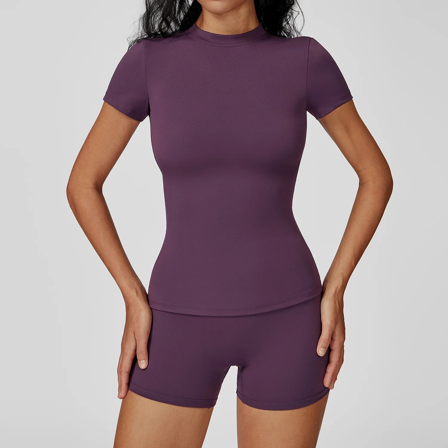 Aurelia Sun Long Sleeve Training Set – Sauce Purple – Set 1 – image 18