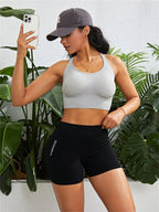 Aurelia Sun High-Waist Cycling Shorts – Black – image 4