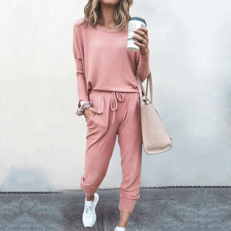 Cozy Pullover & Straight-Leg Pants Set