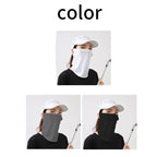Ice Silk UV Face Scarf for Women Men, Sun Protection Neck Cover, Breathable Sports Mask for Golf Cycling Outdoor sun screen