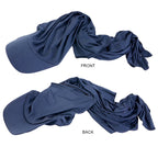 Pre-Tied Brimmed Scarf Cap