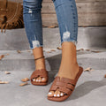 Lightweight Open-Toe Flat Sandals