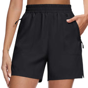 TACVASEN Women's 5" Hiking Cargo Shorts UPF 50+ Quick Dry Lightweight Golf Athletic Casual Summer Shorts with 3 Pockets Elastic