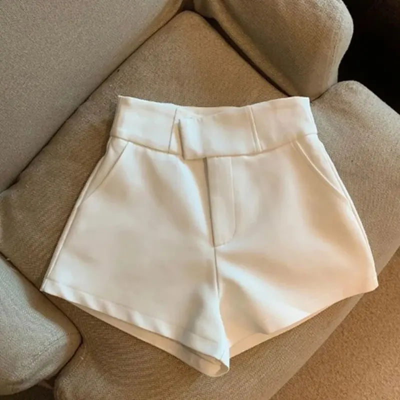 Tailored High-Waist Shorts