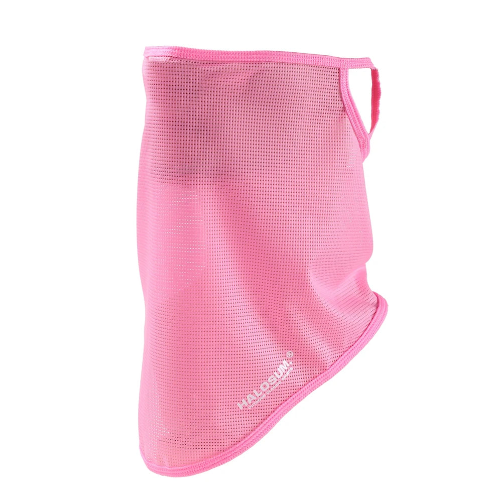 Breathable Bike Mask Windproof Dustproof Solid Color Motorcycle Scarf Ice Silk Balaclava Summer Men Women Sun Protection Veil