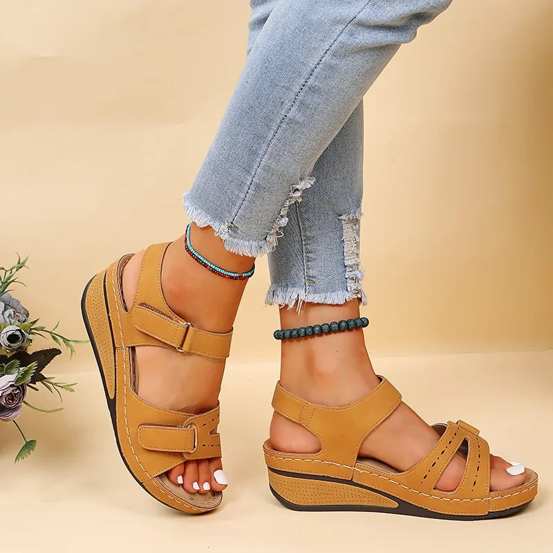 Soft Wedge Platform Sandals