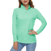 TACVASEN UPF50+ Sneldrogende prestatie-T-shirts met lange mouwen Dameszonbescherming Hardlopen Wandelen Vissen T-shirts Tops Outdoor