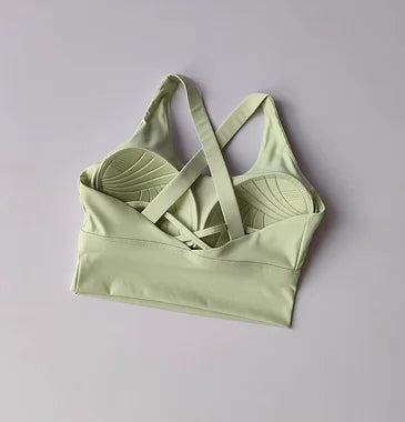 Aurelia Sun Racerback Performance Sports Bra – Green – image 10