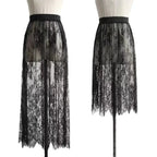 Layered Lace Tulle Skirt