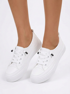 Sloane Canvas Lace-Up Sneakers