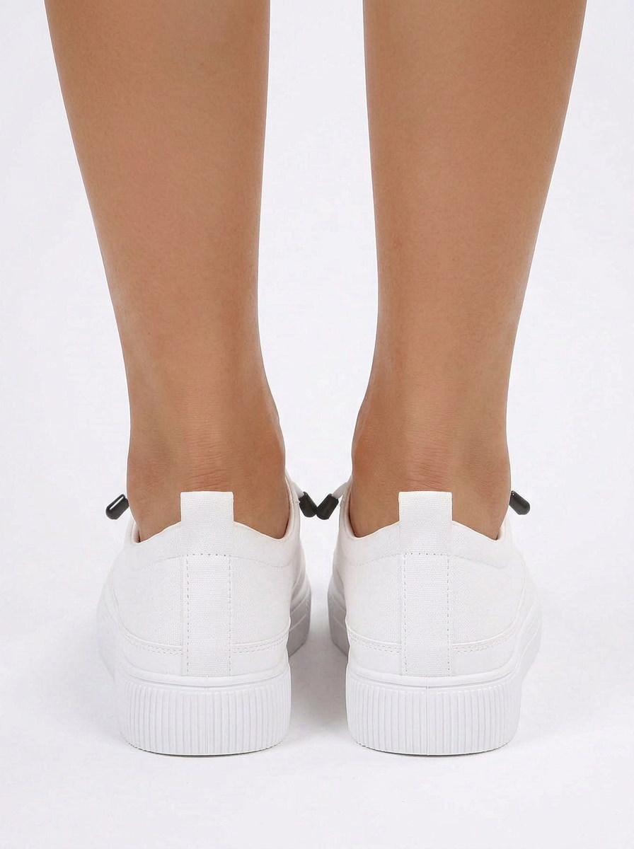 Sloane Canvas Lace-Up Sneakers