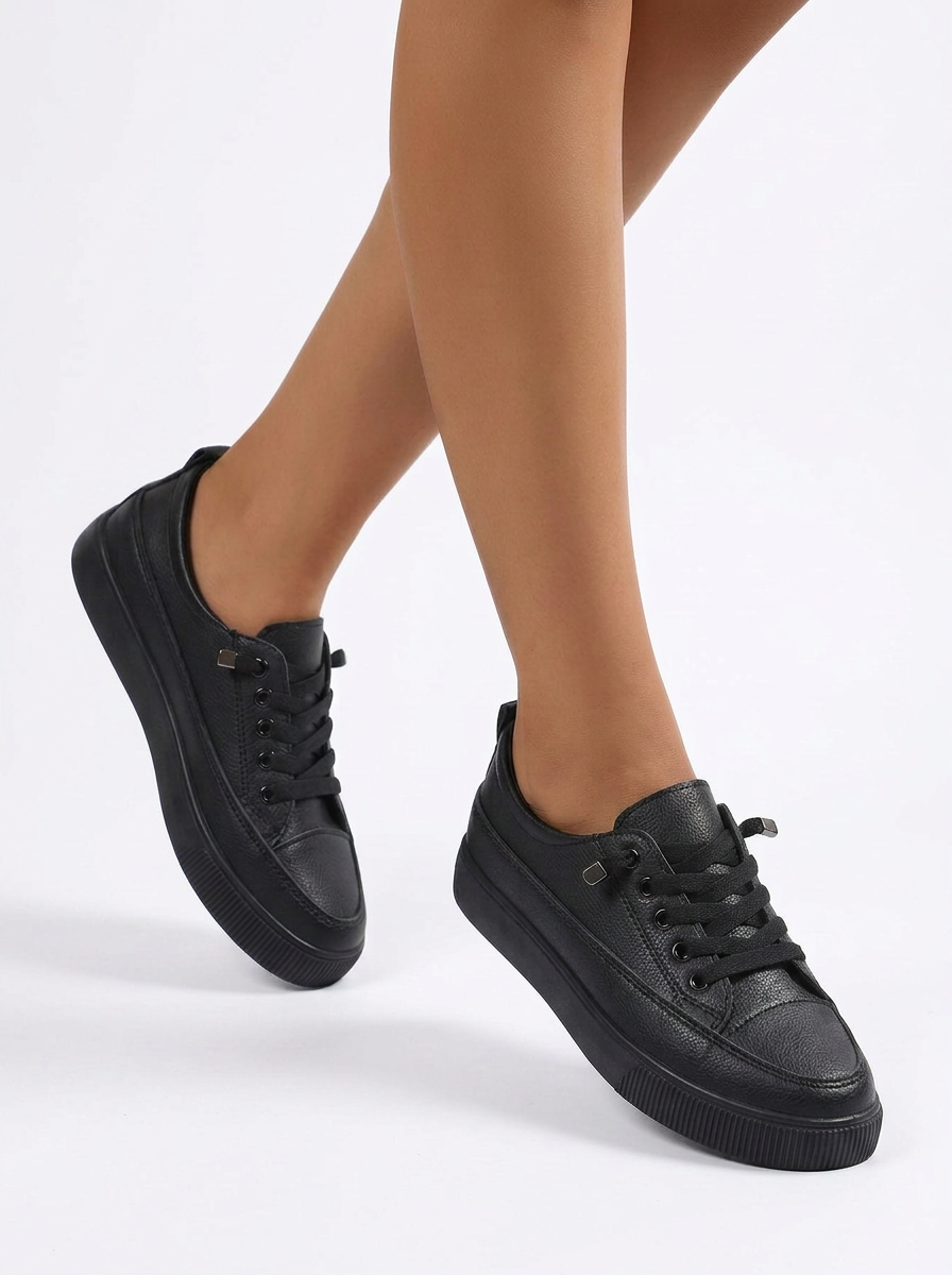 Sloane Canvas Lace-Up Sneakers