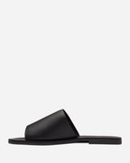 Teresa Leather Slide – Black by Aurelia Sun