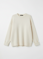 Suki Oversized Drop-Shoulder Knit Sweater