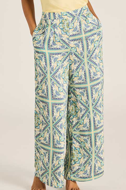 Emerald Wide-Leg Resort Pants