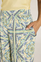 Emerald Wide-Leg Resort Pants
