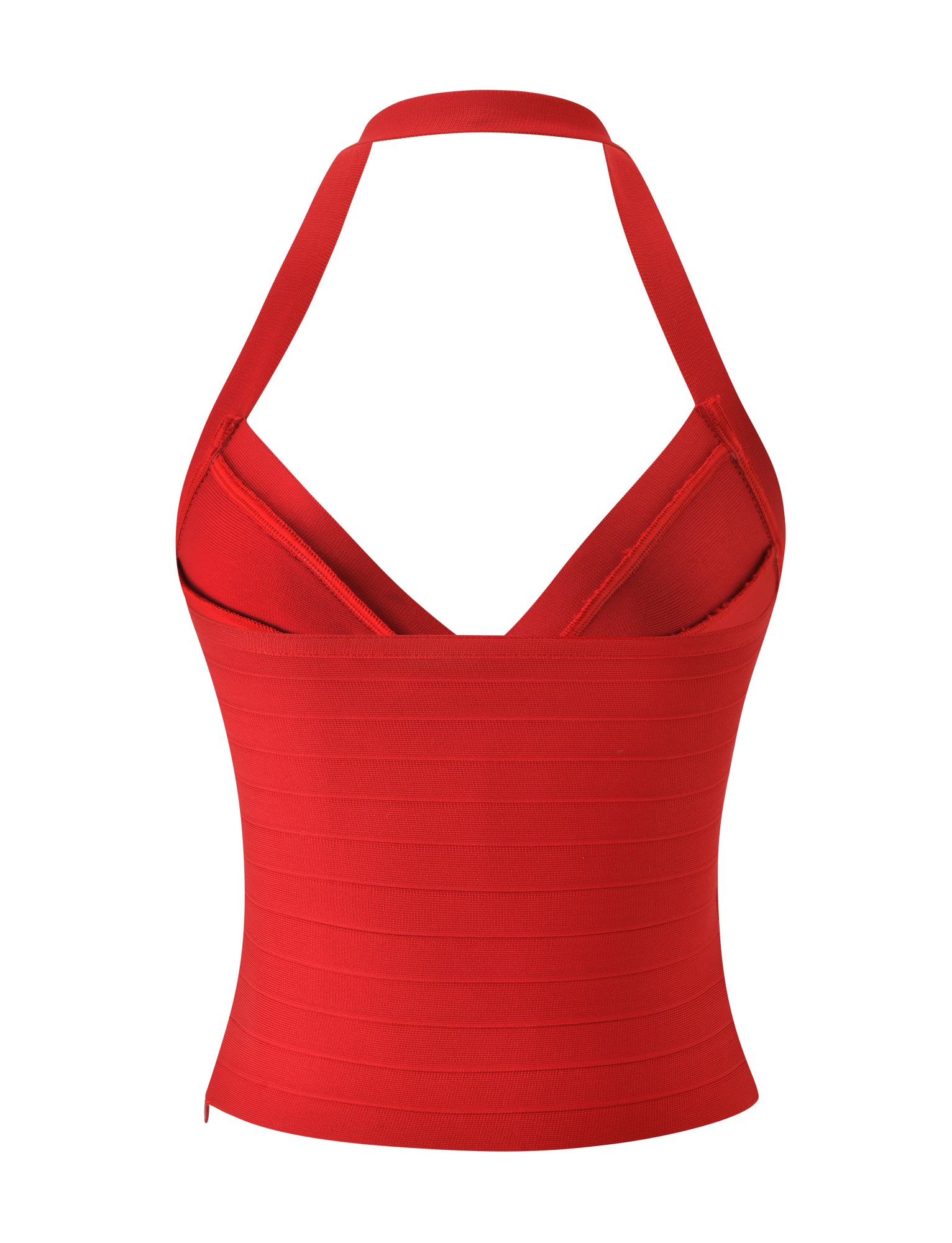 Bandage Halter Top – Red