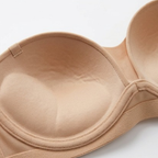 Solène Crossover Strapless Bra – Black