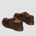 Uma Mary Jane Comfort Flats in Brown by Aurelia Sun
