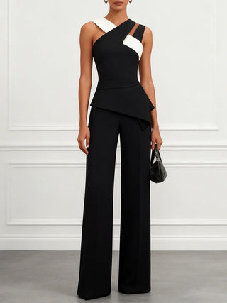Raven Halter Evening Jumpsuit
