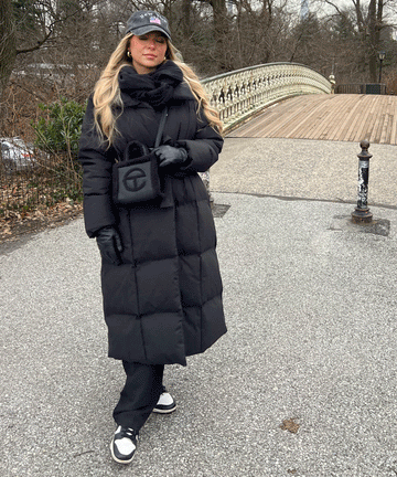 Belted Longline Quilted Coat