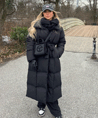 Belted Longline Quilted Coat