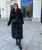 Belted Longline Quilted Coat