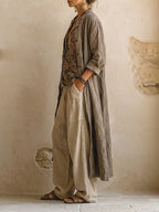 Solene Cotton Linen Three Piece Set by Aurelia Sun