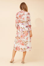 Agatha Floral Shirt Maxi Dress - Aurelia Sun