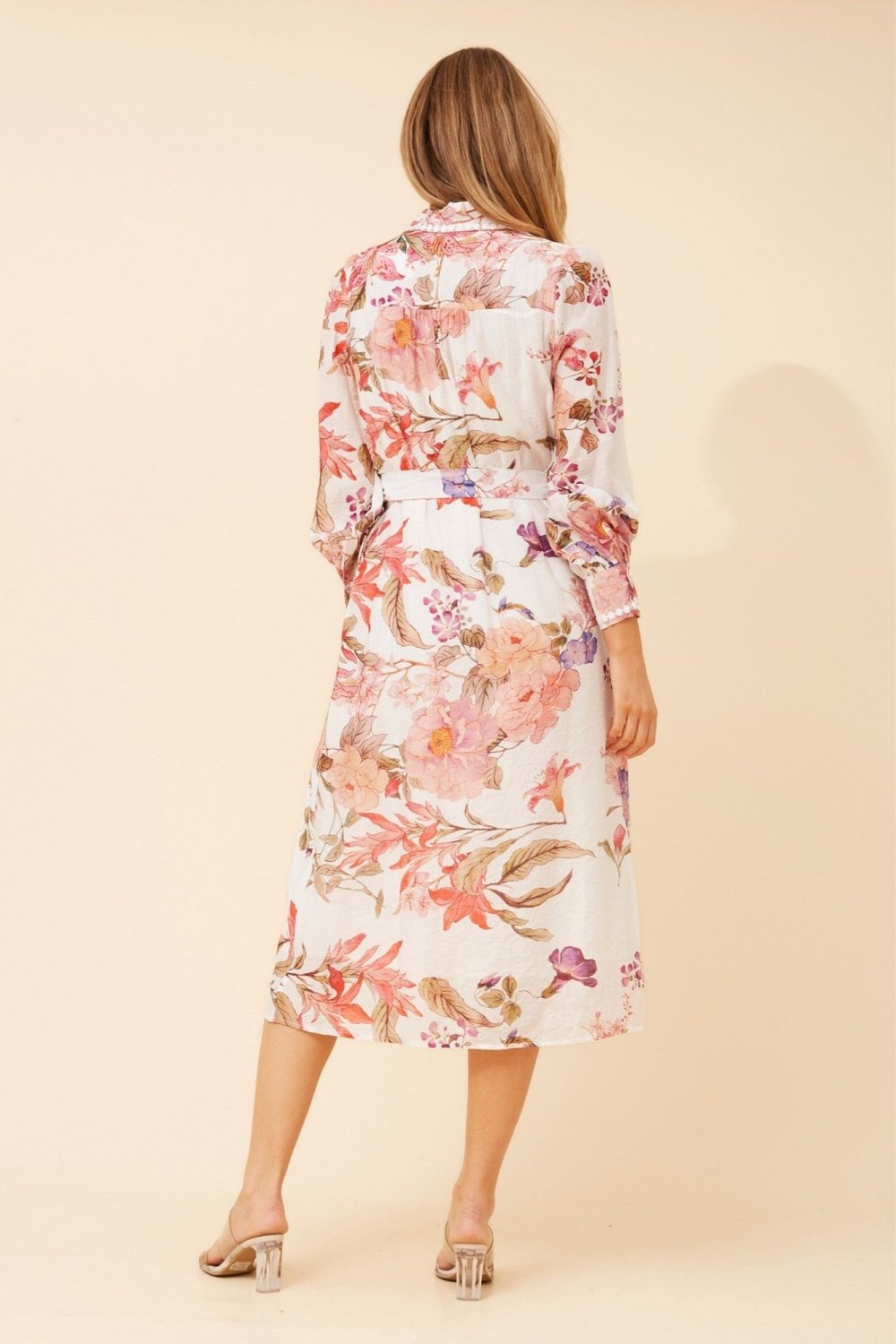 Agatha Floral Shirt Maxi Dress - Aurelia Sun