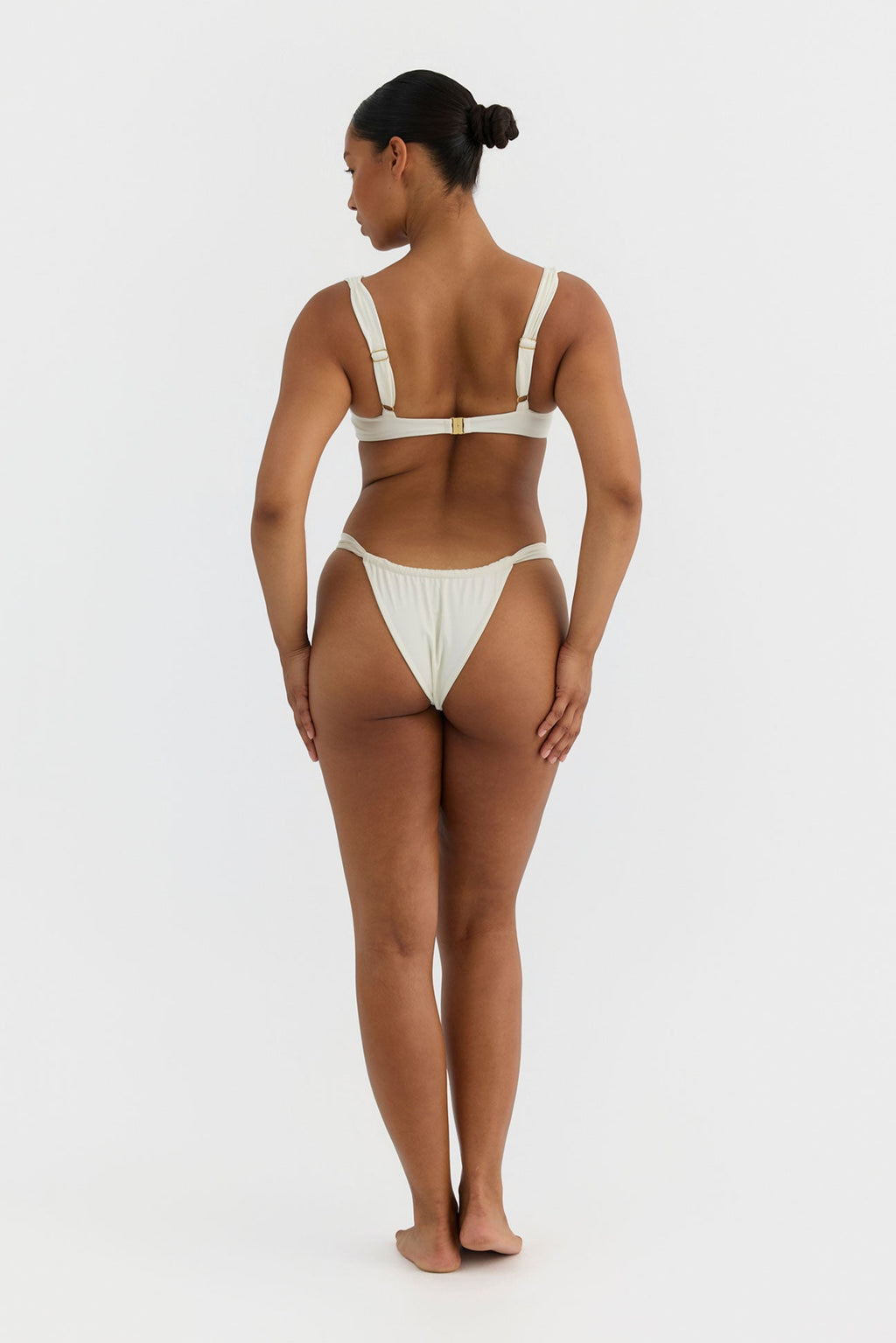 Rhea Cheeky Bikini Bottom – Ivory