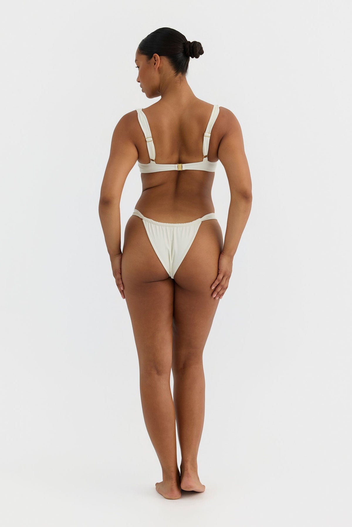Rhea Cheeky Bikini Bottom – Ivory